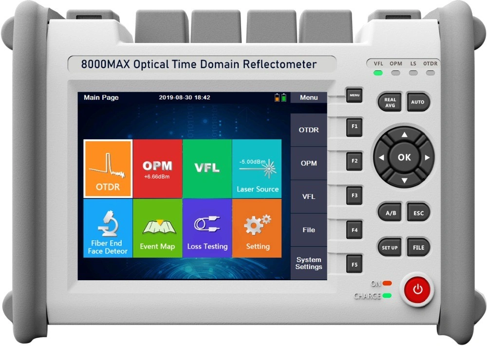FirstFiber 8000MAX OTDR 광시간영역반사측정기