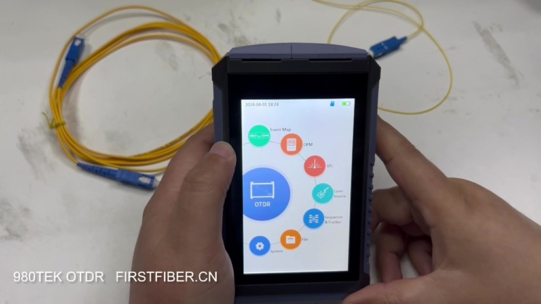 980TEK OTDR Reflectometer Operation Demo & Features Guide