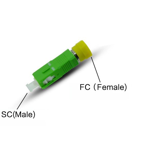 FC 암-SC 수 광섬유 어댑터 싱글모드 멀티모드