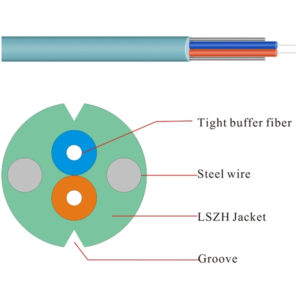 FTTH-RDP FTTH 원형 드롭 케이블 3mm