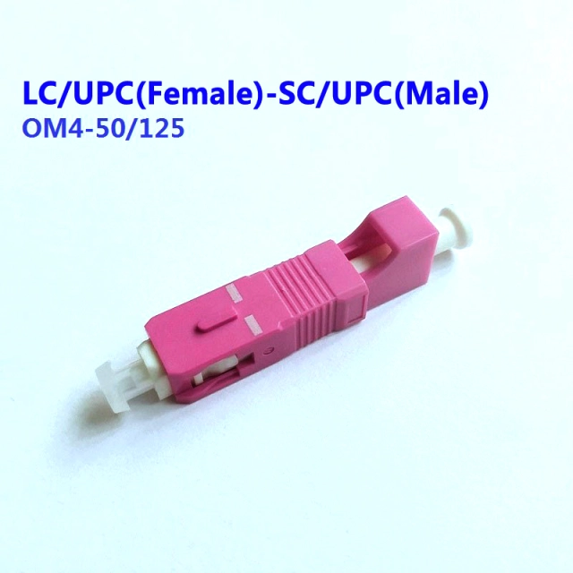 LC/UPC SC/UPC OM4 광섬유 어댑터
