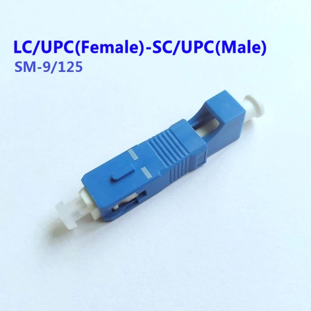 LC/UPC SC/UPC 단일 모드 광섬유 어댑터