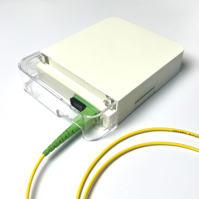 광섬유 FTTH 듀플렉스 SC 2코어 벽면 콘센트
