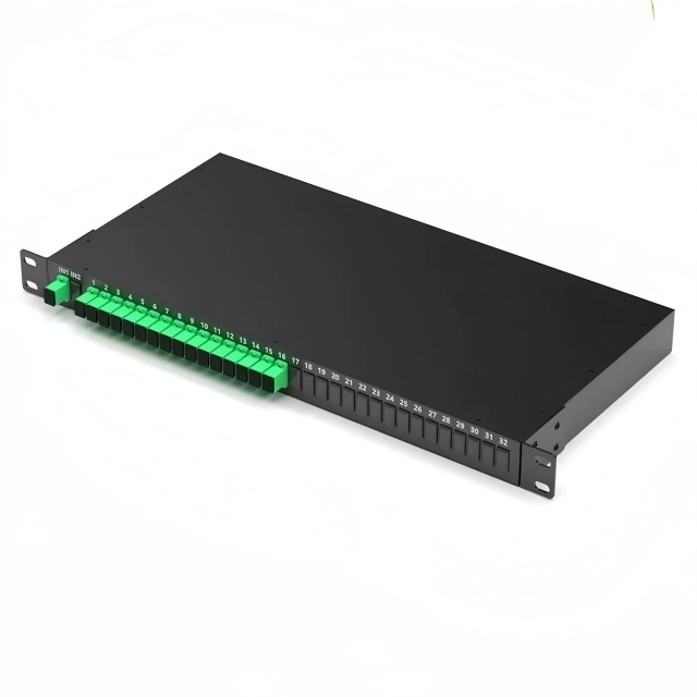 랙마운트 PLC 광분배기 1x32 FTTH 네트워크